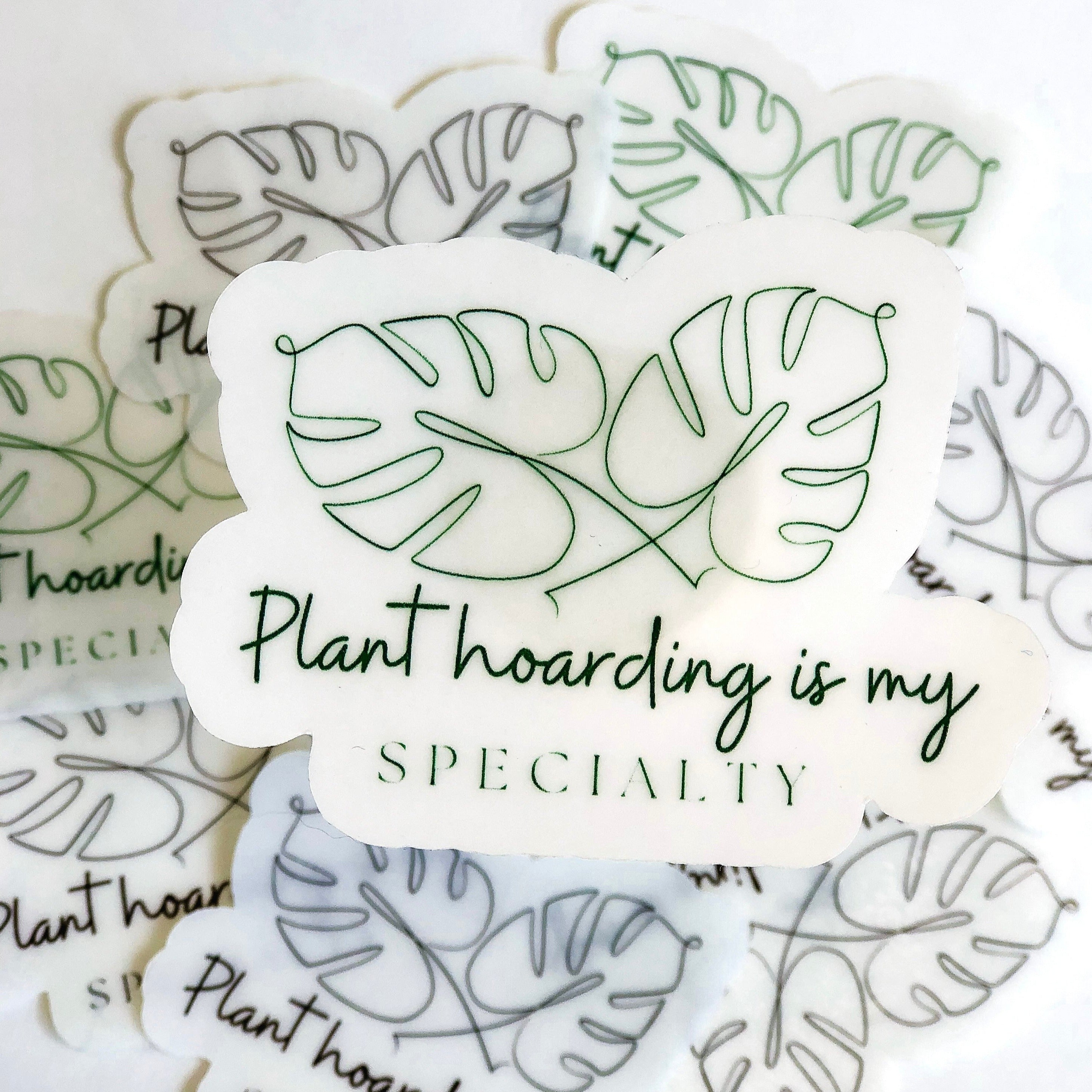 Sticker For Hoarding Plant Hoarding Sticker – Sunshine and Deep Breaths