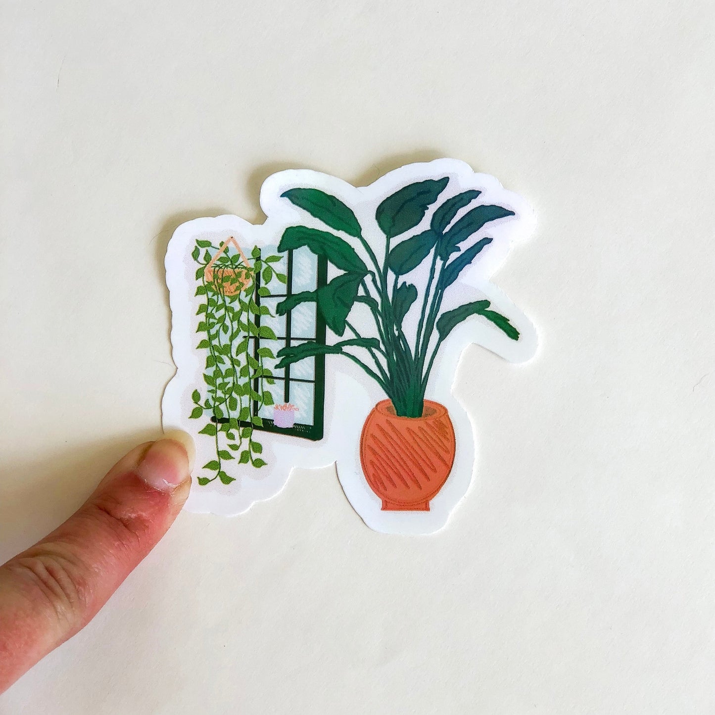 Window of Plants Sticker