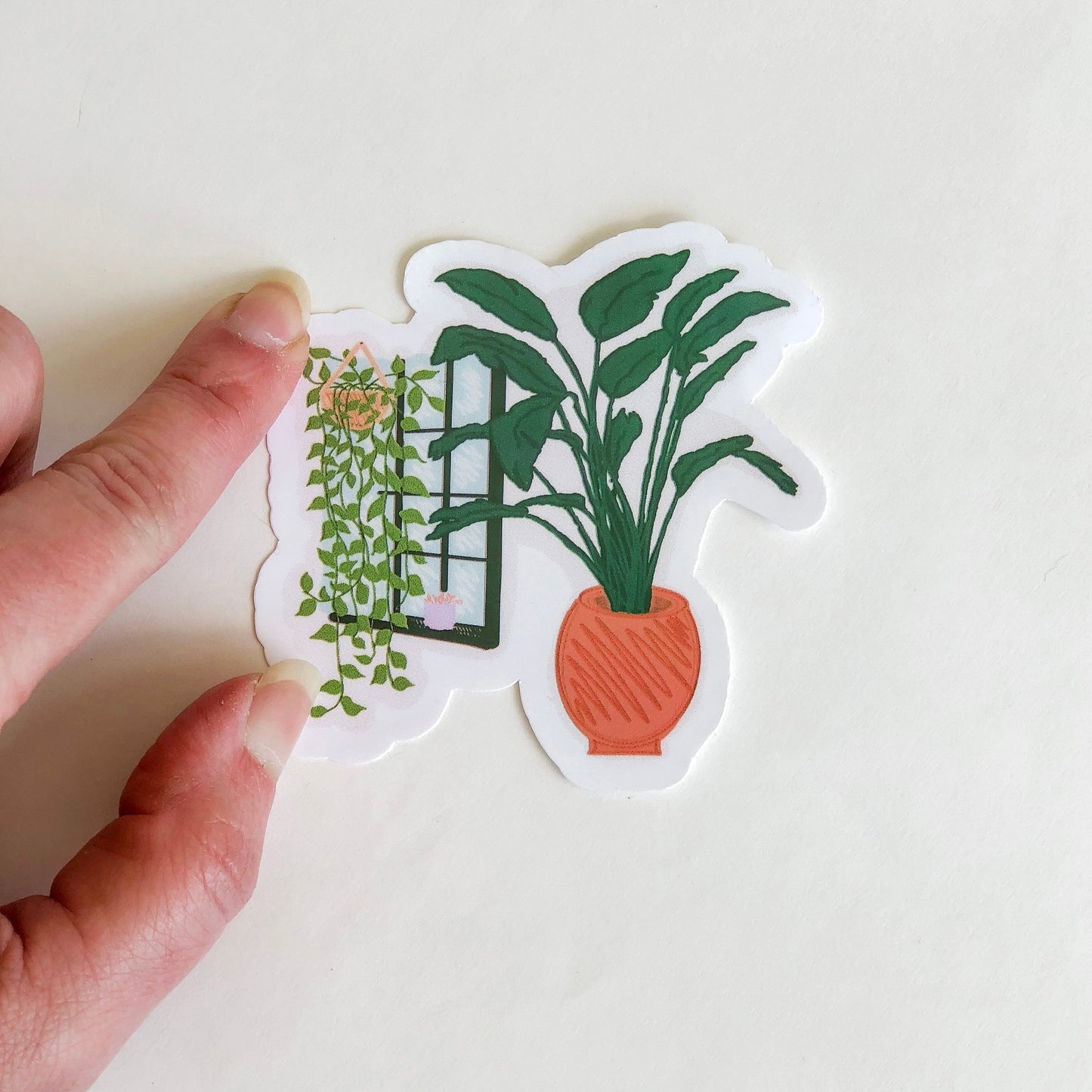 Window of Plants Sticker